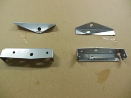 Brackets immediately after removal from salt fog chamber